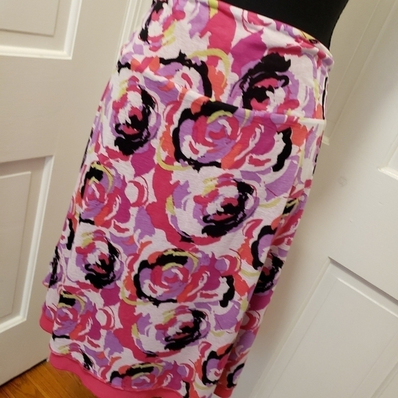 NWT Colorado Clothing Company Henna Flower Reversible Skirt size XXL, colorful - Picture 3 of 10